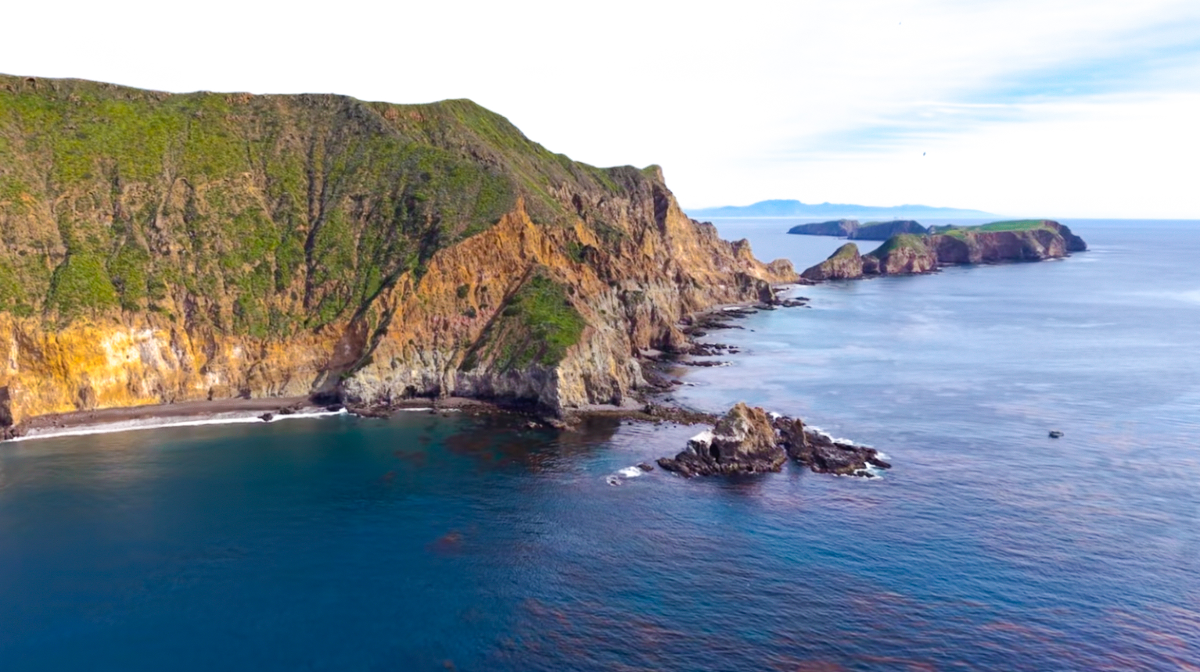 Channel Islands aerial view